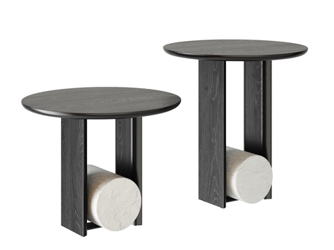 Bonaldo minimalist side a few round side a few solid wood side a few walnut side a few