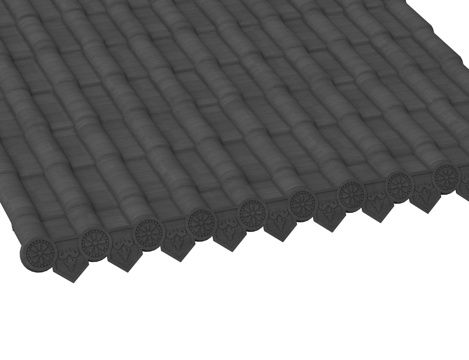Chinese Eaves Roof Tiles