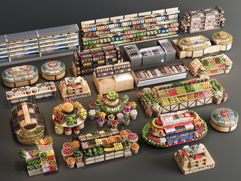 Modern Supermarket Shelf Fresh Freezer Supermarket Freezer Cashier Shelf Container Freezer