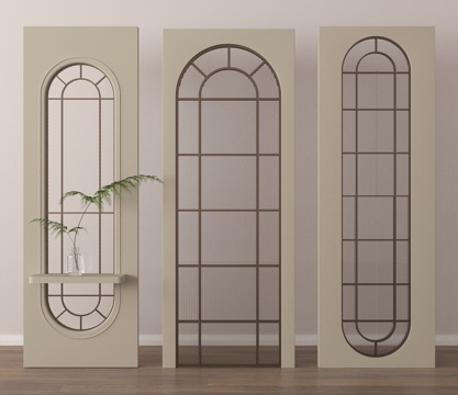 Entrance partition glass partition