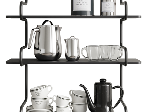 Kitchen Decorative HM Triple Level Wall