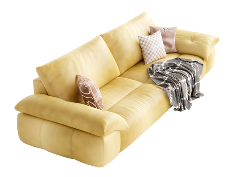 Modern Mid-Ancient Multiplayer Sofa