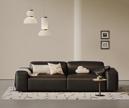 Modern Double Sofa Antique Double Sofa Leather Sofa Couch Carpet Side Table