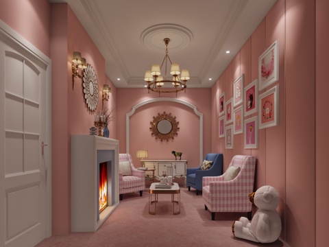 Script Killing Shop Pink Theme Space