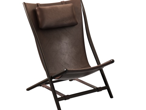 De Padova Mid-century Style Lounge Chair Armchair Recliner Leather Chair Leather Chair