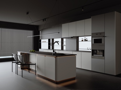 Modern Italian Open Kitchen