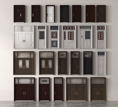 Security Door Entry Door Double Door Single Door Entry Door