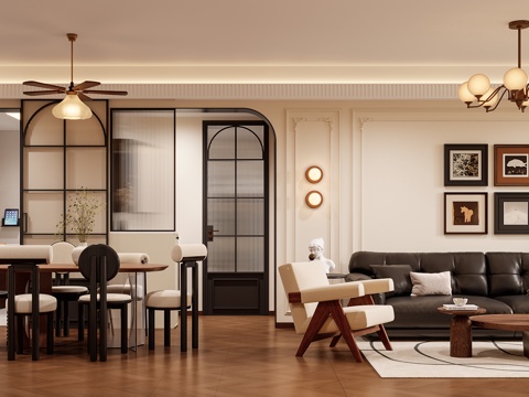 Mid-century Style DiningRoom Kitchen