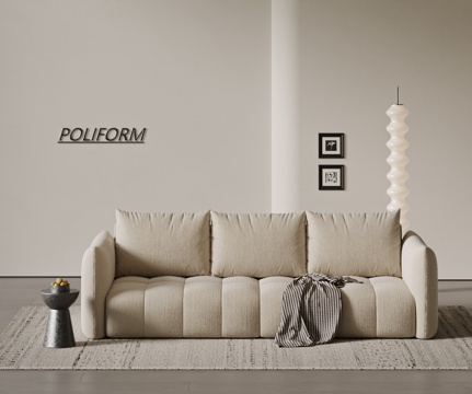 Modern Double Sofa Cream Style Sofa Antique Sofa Couch Chenille Sofa