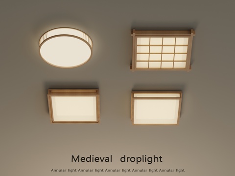 New Chinese Japanese Ceiling Lamp