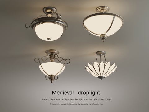 French retro ceiling lamp chandelier