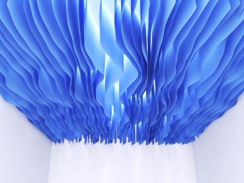 Special-shaped ceiling French texture paper ceiling background cloth ceiling ceiling modern grille ceiling gradient