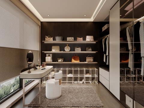 Affordable Luxury Style Cloakroom