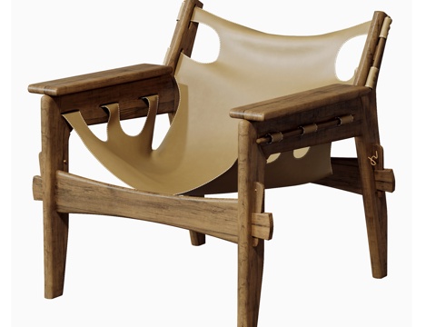 Modern Lounge Chair Solid Wood Leisure Chair Armchair
