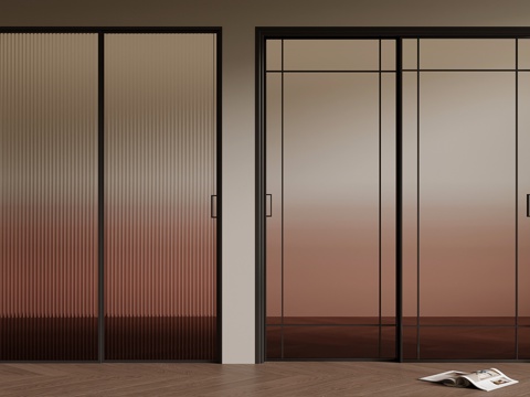 sliding door modern changhong glass sliding door