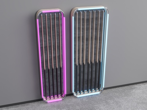 Modern Billiard Room Billiard Cue Cue Cabinet Storage Cabinet
