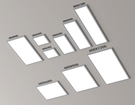 Modern ultra-thin flat lamp office lamp