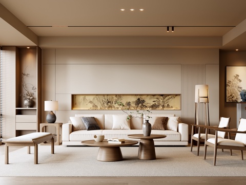 New Chinese Living Room