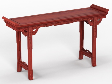 Chinese style carved bar table