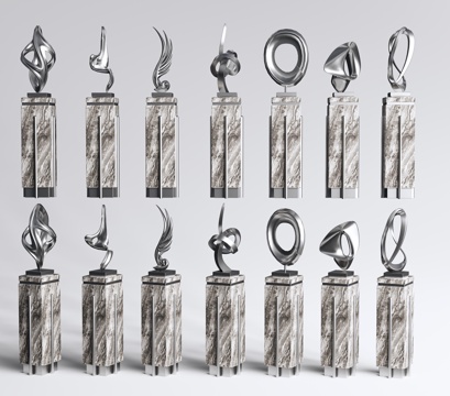 Modern Sculpture Ornaments Modern Abstract Sculpture Metal Sculpture Ornaments Art Sculpture Gypsum Ornaments
