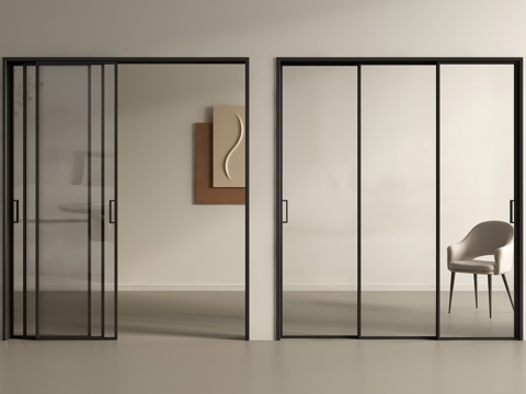 Modern sliding door kitchen sliding door