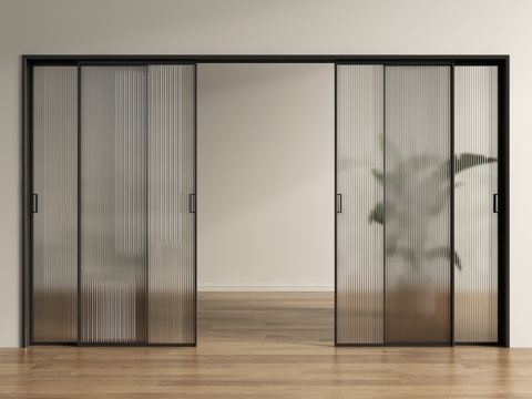Modern sliding door glass sliding door