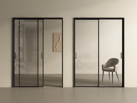 Modern sliding door kitchen sliding door