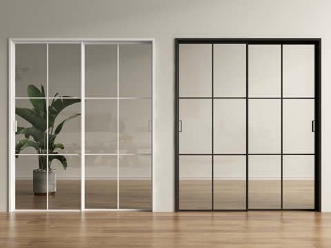 Modern sliding door glass sliding door