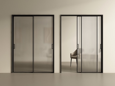 Modern sliding door kitchen sliding door