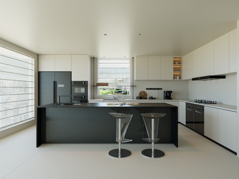 modern kitchen island table open kitchen bar chair
