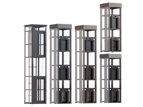 Modern Sightseeing Elevator Straight Ladder