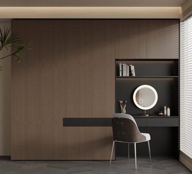Modern Italian Wardrobe Dressing Table Simple Wardrobe