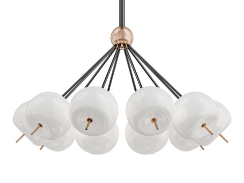 Chandelier multi-head chandelier