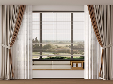modern curtain fabric curtain gauze curtain