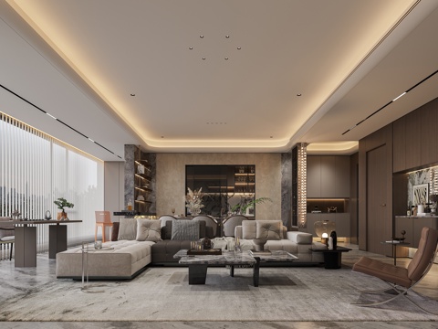 Modern Living&Dining Room