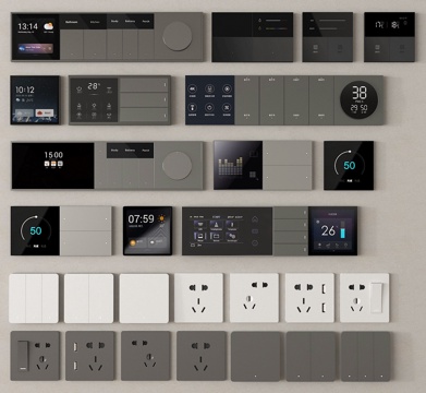 Switch socket control panel intelligent switch