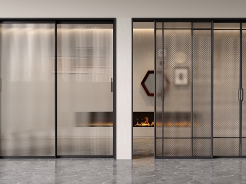 Modern sliding door glass sliding door sliding door kitchen balcony