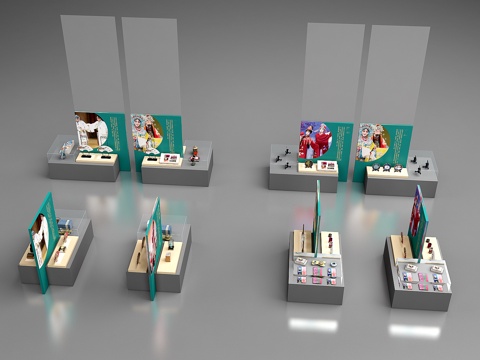 Cultural and Creative Exhibits Intangible Heritage Exhibition Hall Booth