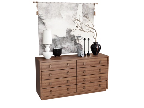 Sideboard Storage Cabinet Ornaments Hanging Painting Hanging Ornaments Flower Pot Shoe Cabinet Decorative Cabinet Entrance Cabinet Tea Cabinet