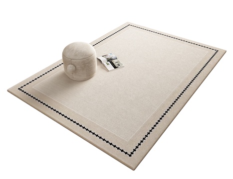 Middle Light Square Living Room Bedroom Carpet Hotel Guest Room Carpet
