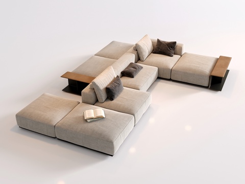 Modern Modular Sofa Corner Sofa Office Sofa Lobby Multiplayer Sofa