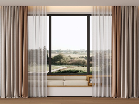 modern curtain fabric curtain gauze curtain