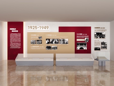 Party Building Exhibition Hall Party Building Culture Wall Red Revolutionary Culture Wall