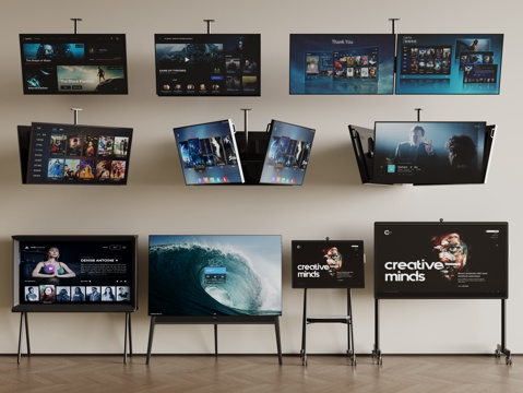Modern LCD TV Stand TV Mobile TV Wall Hanging TV Floor TV