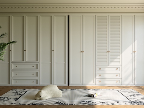 French retro wardrobe