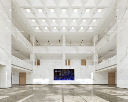 Modern Office Business Hall