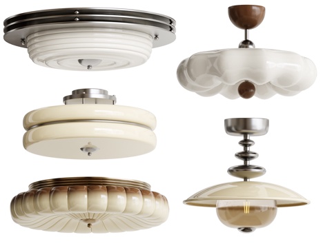 Middle Ancient Bedroom Ceiling Lamp French Bauhaus Chandelier Balcony Dining Room Study Lamps