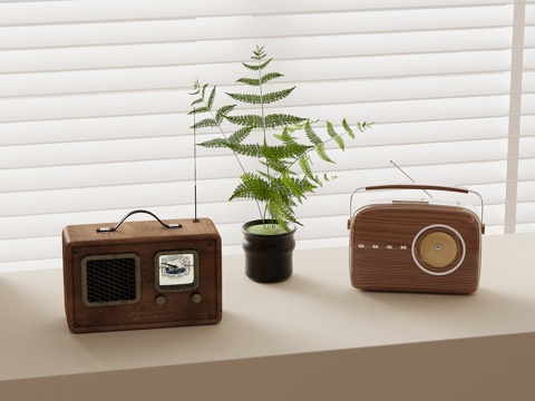 French Retro Audio Small Speaker Mini Speaker