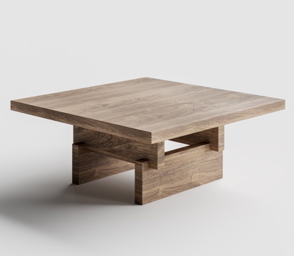 Japanese-style small tea table square tea table small square table