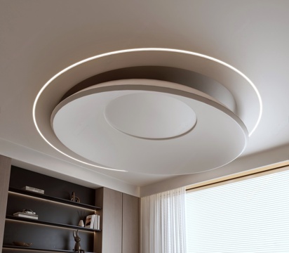 Modern Curved Dome Ceiling Special-Shaped Ceiling Double Eyelid Ceiling Suspended Ceiling